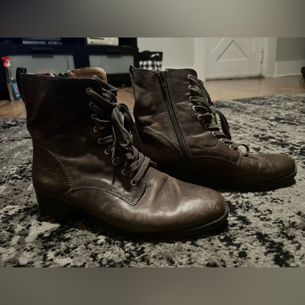 Lucky Brand leather brown boots
